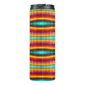 Blumenfelder Wassermalerei Kunst Thermosbecher (Rückseite)