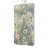 BlumenfeldGrün und Weiß Autolufterfrischer (Links)