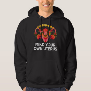Blumenfemenist Pro Wahl für ihren Geist Ihre eigen Hoodie