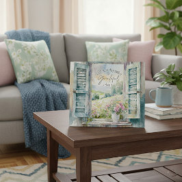 Blumenfenster mit Gratex-Herzfarbe Fotoplatte