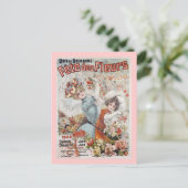 Blumenfest Postkarte (Stehend Vorderseite)