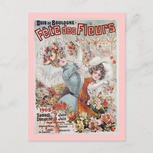 Blumenfest Postkarte (Vorderseite)