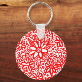 Blumenfest Schlüsselanhänger (Vorderseite)