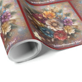 Blumenfeste Geschenkpapier (Rolleneckpunkt)