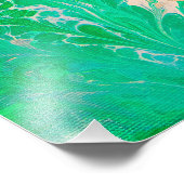 Blumenfeuerwerk Fotodruck (Ecke)