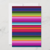 Blumenfiesta-Babyparty-festliches Einladung (Rückseite)