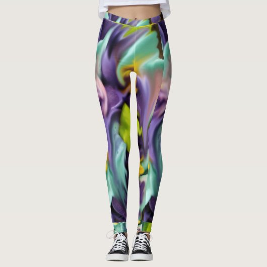 Blumenfleck-Leggings Leggings (Vorderseite)