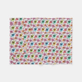 Blumenfleece Blanket Fleecedecke (Vorderseite (Horizontal))
