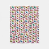 Blumenfleece Blanket Fleecedecke (Vorderseite)