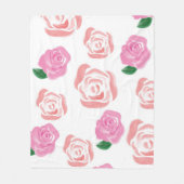 Blumenfleece-Decken Fleecedecke (Vorderseite)