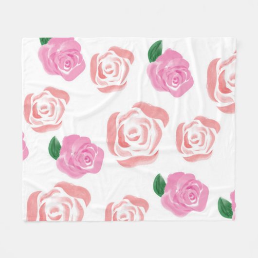 Blumenfleece-Decken Fleecedecke (Vorderseite (Horizontal))