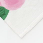 Blumenfleece-Decken Fleecedecke (Ecke)