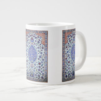 Blumenfliesen Jumbo-Tasse