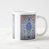 Blumenfliesen Jumbo-Tasse (Rechts)