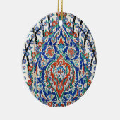 Blumenfliesen Keramik Ornament (Rechts)