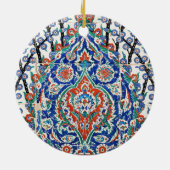 Blumenfliesen Keramik Ornament (Hinten)