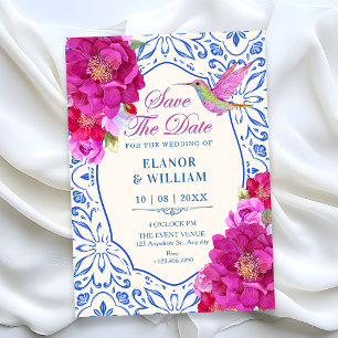Blumenfliesen save the date