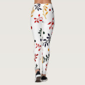 Blumenfluss: Gemusterte Leggings (Rückseite)