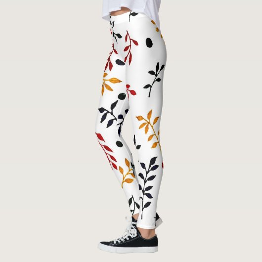 Blumenfluss: Gemusterte Leggings (Links)