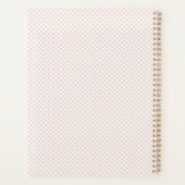 Blumenfoliage Moderne Minimale Schrift Planer (Rückseite)