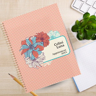 Blumenfoliage Moderne Minimale Schrift Planer