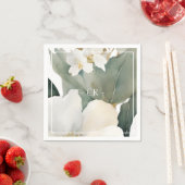 Blumenfolien Serviette (Beispiel)