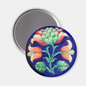 BLUMENFÖRMIg Magnet (Vorderseite/Rückseite)