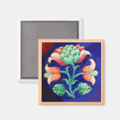 BLUMENFÖRMIg Magnet (Vorderseite/Rückseite)