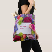 Blumenförmige hübsche Rosen Textbox Custom Tasche (Von Nahem)