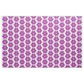 Blumenförmiges Karo Rosa Lila Stoff (Yard (91,4 cm))