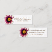 BlumenFoto, Blumengeschäfts-Karten Mini Visitenkarte (Vorne/Hinten)