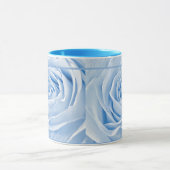 BlumenFoto-köstliche hellblaue Rose Tasse (Zentrum)