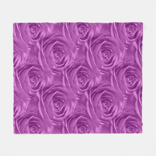 BlumenFoto-Orchideen-Rosen-geometrisches Muster Fleecedecke (Vorderseite (Horizontal))