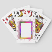 BLUMENFoto-RAHMEN Spielkarten (Rückseite)