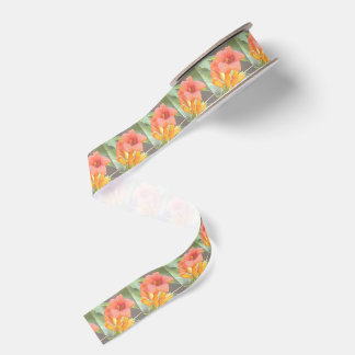 Blumenfoto-Schleife Ripsband