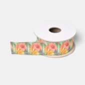 Blumenfoto-Schleife Ripsband (Spule)