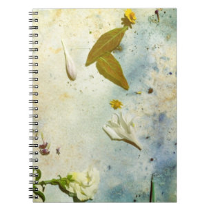 BlumenFotocollagennotizbuch Notizblock