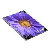 Blumenfotografie Elegante Lila Blume Notizblock (Rechte Seite)
