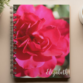 Blumenfotografie Elegante Rosa Custom Notizblock