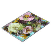 Blumenfotografie Elegante Wildblumen nach Maß Notizblock (Linke Seite)