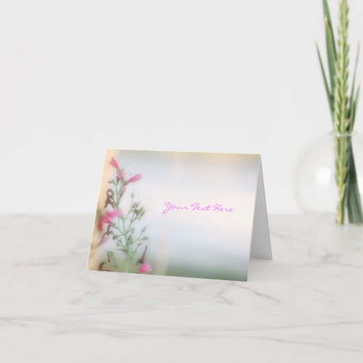 Blumenfotografie Grußkarten Karte (Vorderseite)