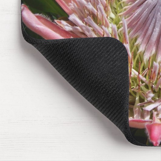 Blumenfotografie King Protea Mousepad (Ecke)