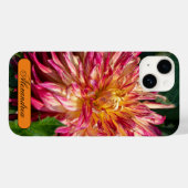Blumenfotografie, Orange Chrysanthemum Case-Mate iPhone Hülle (Rückseite (Horizontal))