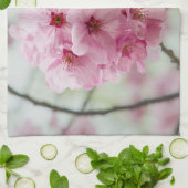 Blumenfotografie, rosa Kirschblossom Geschirrtuch (Gefaltet)