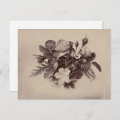 Blumenfotografie Vintage Kunst Postkarte (Vorne/Hinten)