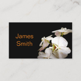 Blumenfotografie von Orchideen Visitenkarte