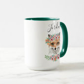 BlumenFox | addieren Ihren Namen Tasse (VorderseiteRechts)