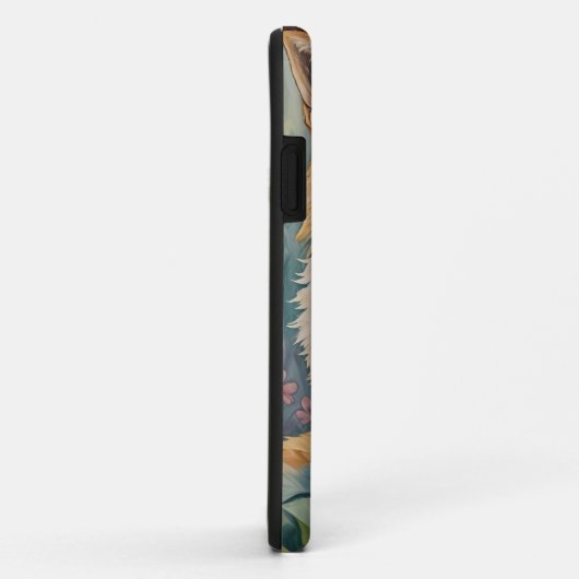 Blumenfox: Ein Fuchs unter Blumen Case-Mate iPhone Hülle (Hinten/Rechts)