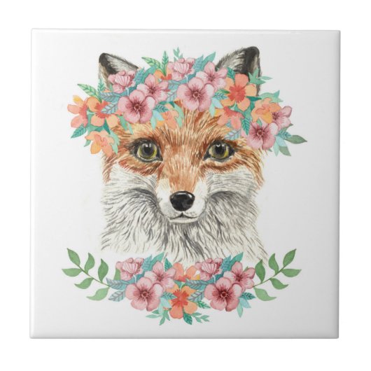 BlumenFox Fliese (Vorderseite)