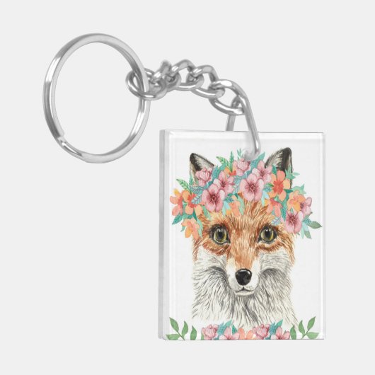 BlumenFox Schlüsselanhänger (Vorderseite links)